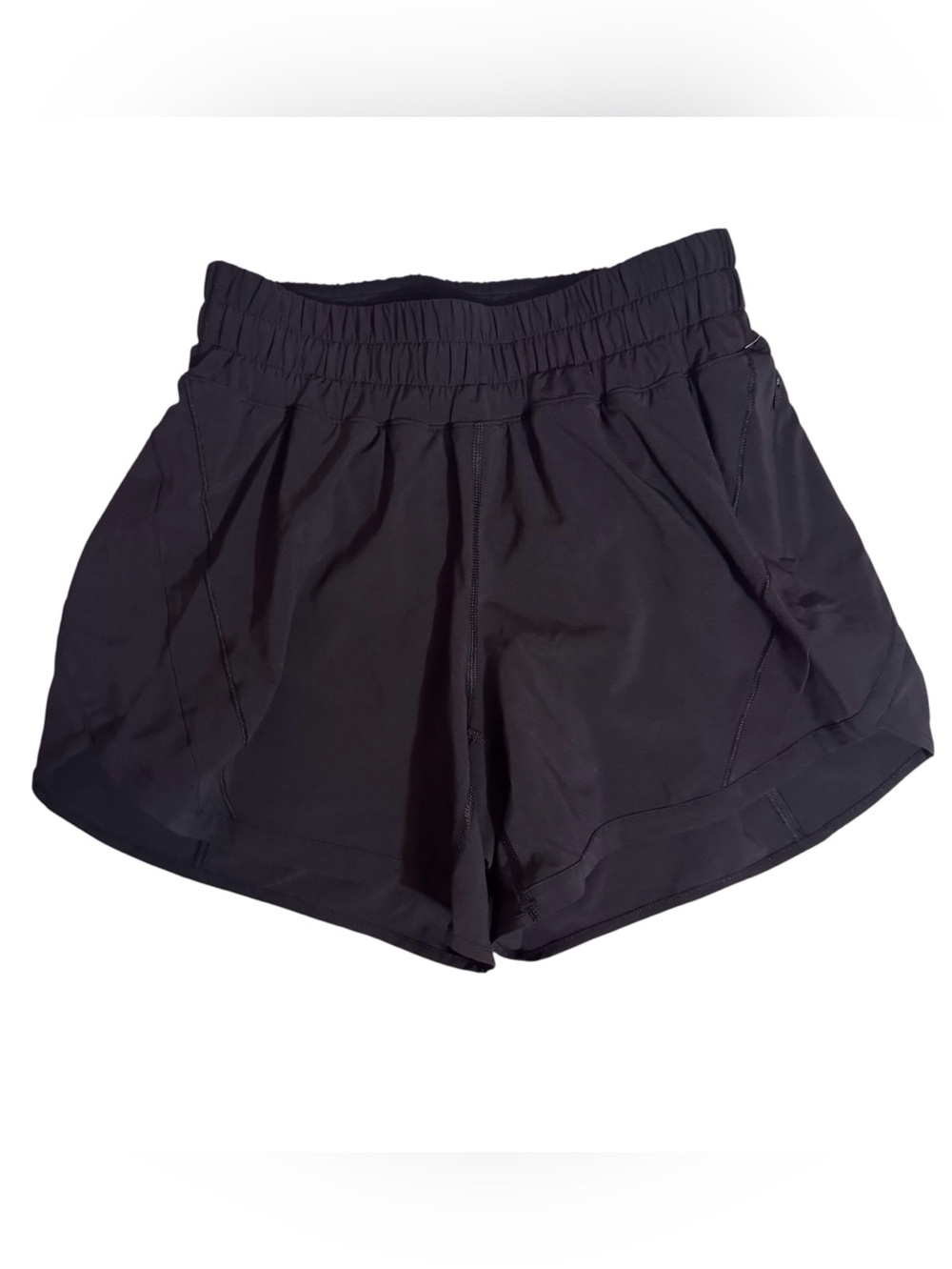 Lululemon NWT Size 4 Black Track That Mr Shorts Lined Gym Athletic Athleisure